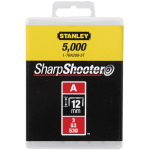 Set 1000 capse tip A din otel galvanizat 12mm Stanley 1-TRA208T