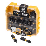 Set 25 biti insurubare cu impact PH2x25mm Flextorq DeWalt DT70555T