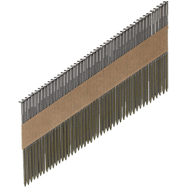 Set 2200 cuie galvanizate cu cap D pe banda 75mm Milwaukee