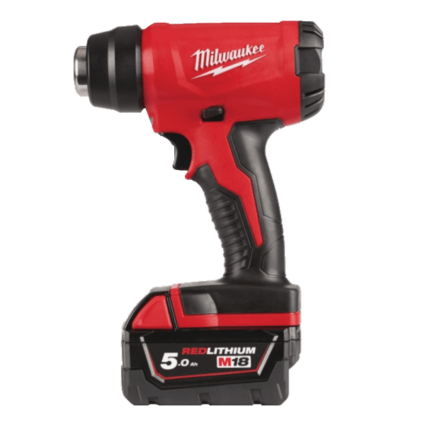 Suflanta aer cald cu 2 acumulatori 5Ah Milwaukee M18 BHG-502C