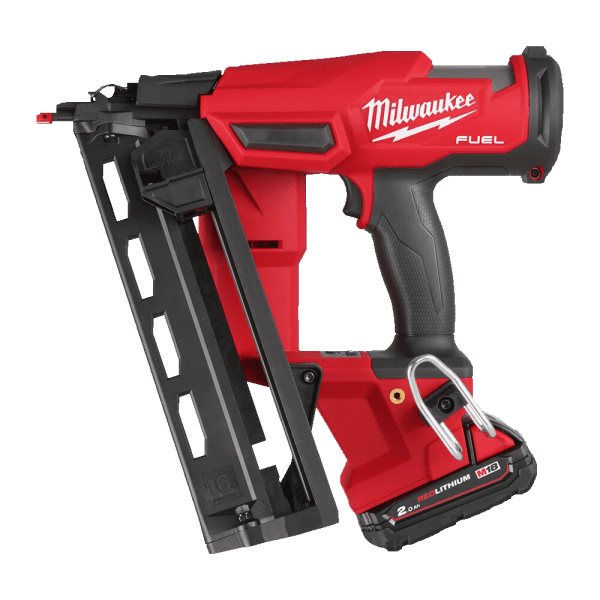 Pistol de batut cuie cu 2 acumulatori Milwaukee M18 FN16GA-202X