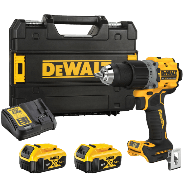 Masina de gaurit/infiletat cu percutie cu 2 acumulatori DeWalt DCD805P2T