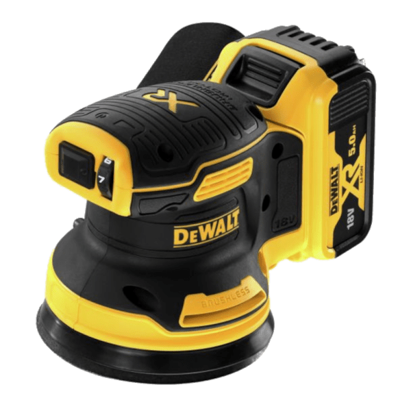 Slefuitor orbital cu excentric cu 2 acumulatori DeWalt DCW210P2