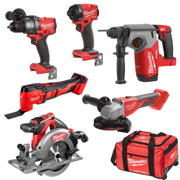 Set 6 scule fara acumulatori Milwaukee M18 FPP6A-0B