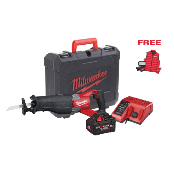 Fierastrau sabie cu 1 acumulator Milwaukee M18 FSXMC-801C