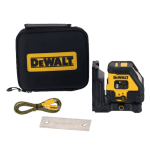 Nivela laser cu linii rosii cu incarcare USB-C DeWalt DCLE14201RB