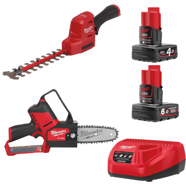 Set 2 scule cu 2 acumulatori Milwaukee M12 FPP2OP2-642