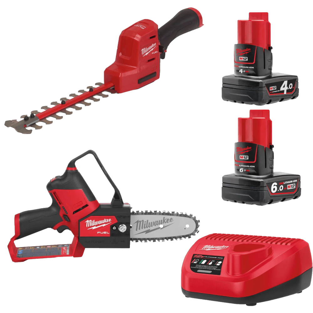 Set 2 scule cu 2 acumulatori Milwaukee M12 FPP2OP2-642