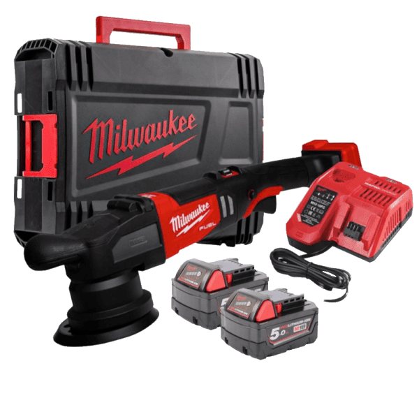 Masina de polisat cu 2 acumulatori Milwaukee M18 FROP15-502X