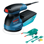 Slefuitor orbital cu excentric Bosch GEX 125-1 AE + mini jucarie TK2752