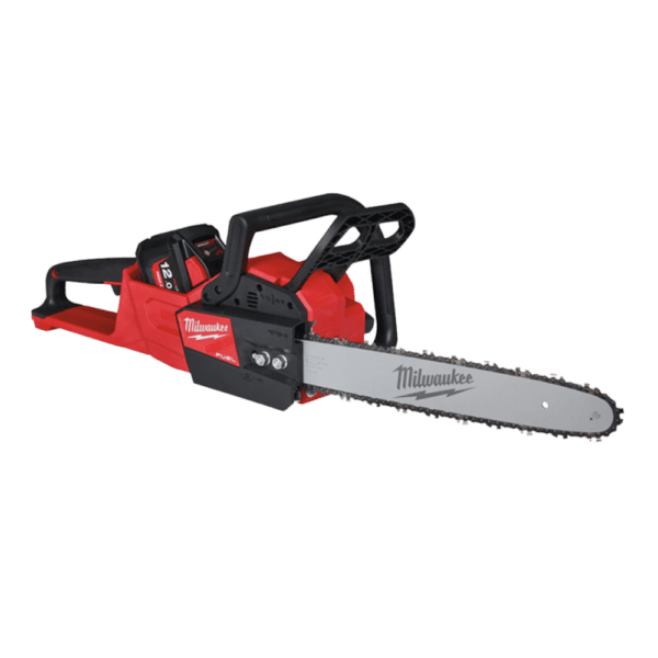 Fierastrau cu lant cu 2 acumulatori 12Ah Milwaukee M18 FCHS-122